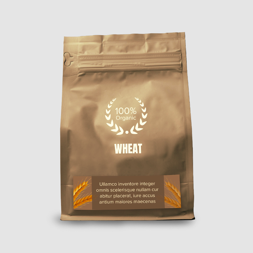 hihoboken 100% Organic Wheat Berries - Premium Whole Grain Hard Red Wheat